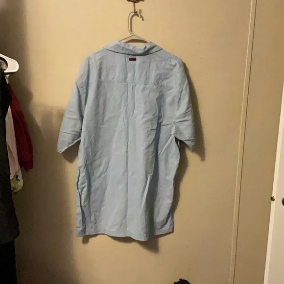 FUBU Light Blue Casual Button Down Shirt - Picture 2 of 5